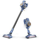 The Avalla D-3 cordless vacuum cleaner showing its extendable handle.