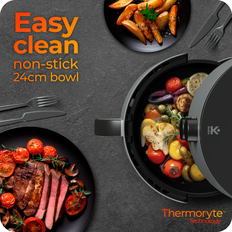 Avalla A-171 Large Digital Air Fryer, 1400W Save Energy, Cooks 5-7 Portions 5.5L