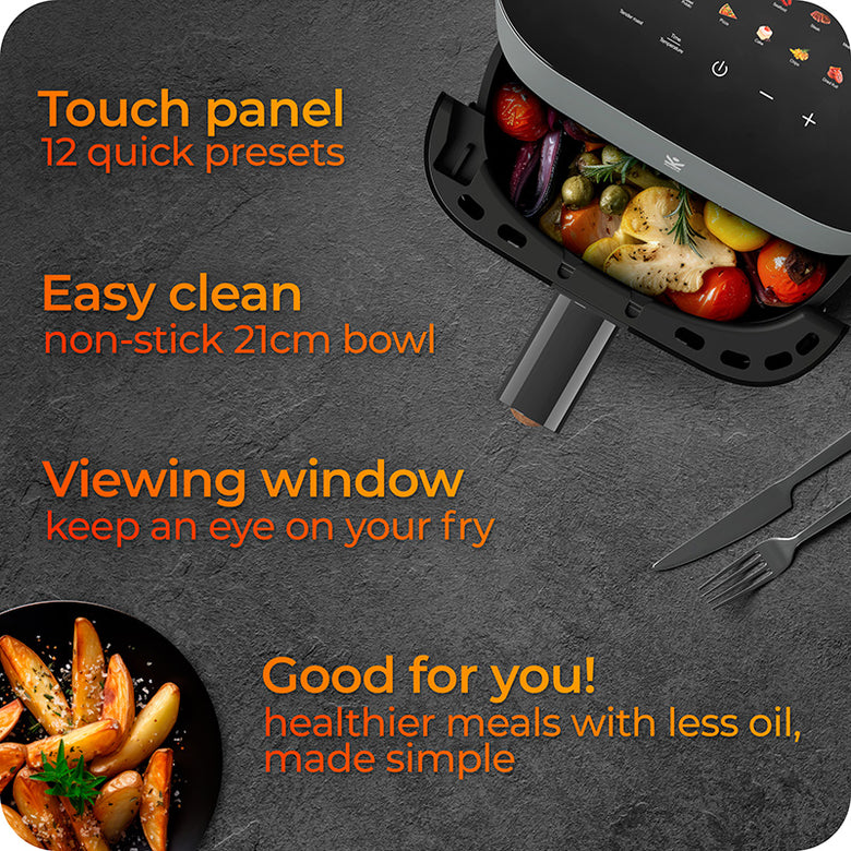 Avalla A-177 Digital 12-in-1 Air Fryer, 5L