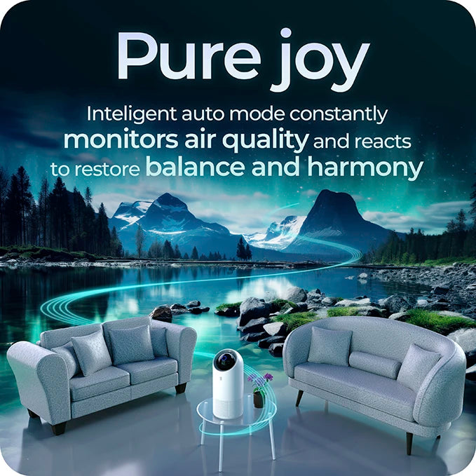 Purificador de aire Avalla R-2000 con filtro True HEPA