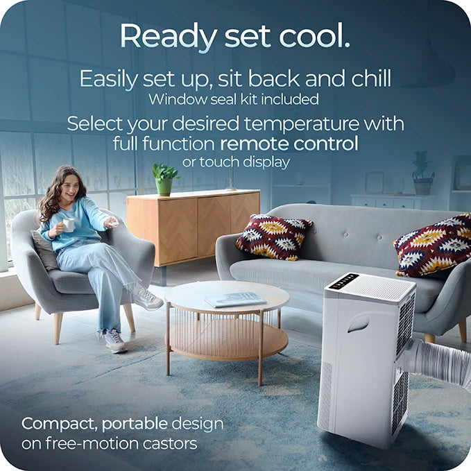 Refurbished S-200 3-in-1 portable ac unit & 24L dehumidifier combo - for multi-rooms