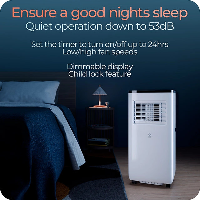 Refurbished S-220 4-in-1 portable air conditioner, fan & 24L dehumidifier - for multi-rooms