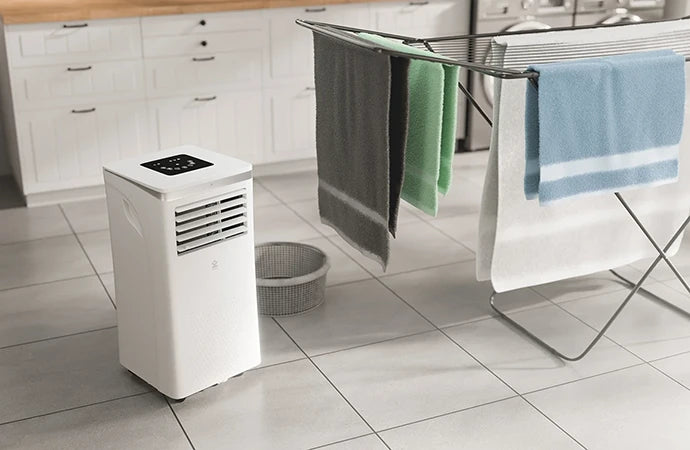 Climatiseur Portable 3-en-1 Avalla S-200 - 9000 BTU, Déshumidificateur 24L/j, Ventilateur - Pour Pièces Jusqu'à 88m³ - 8