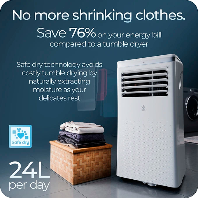 Avalla S-290 3-in-1 powerful air conditioner & 24L dehumidifier - for multi-rooms