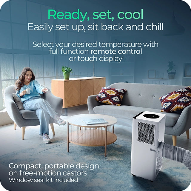 Refurbished S-360 4-in-1 powerful portable air conditioner & 26L dehumidifier - 10000BTU