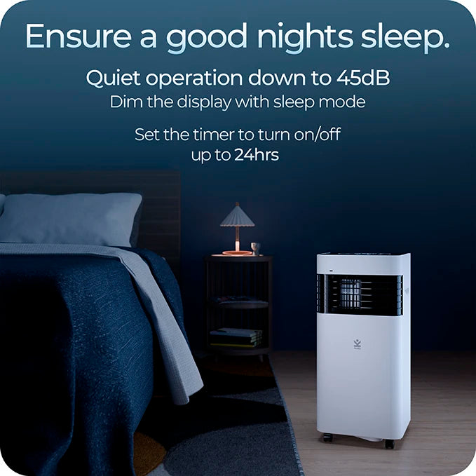 Refurbished S-50 4-in-1 quiet air conditioner & 7L dehumidifier combo - for medium rooms