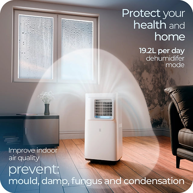 Refurbished S-550 4-in-1 automatic portable air conditioner & 19L dehumidifier