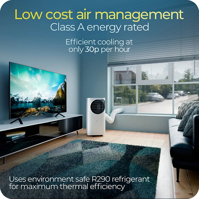 Refurbished S-770 4-in-1 portable industrial air conditioner & 36L dehumidifier - 12000BTU