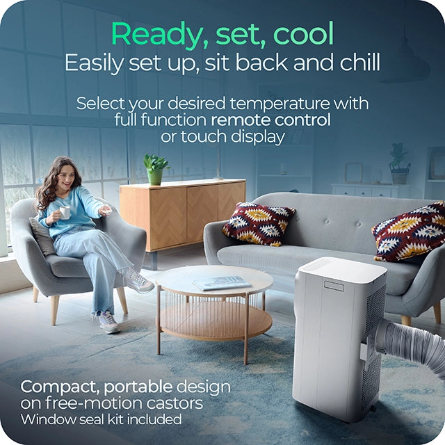 Refurbished S-770 4-in-1 portable industrial air conditioner & 36L dehumidifier - 12000BTU