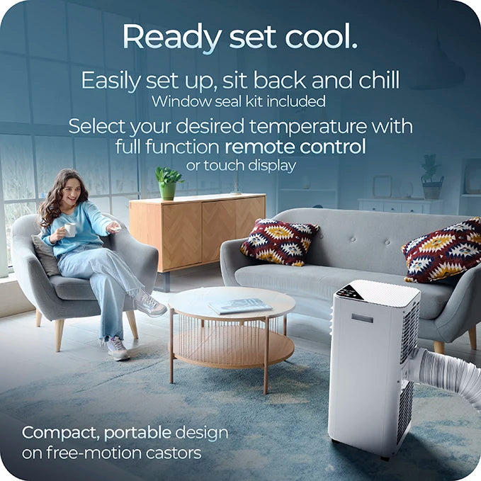 Refurbished S-95 3-in-1 portable air conditioner & 20L dehumidifier combo - for large rooms