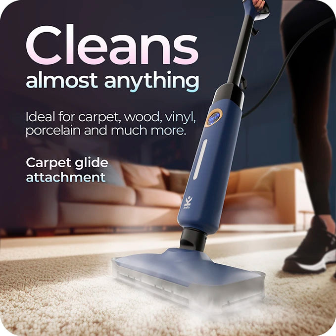 Refurbished Avalla T-20 high pressure steam mop - blue