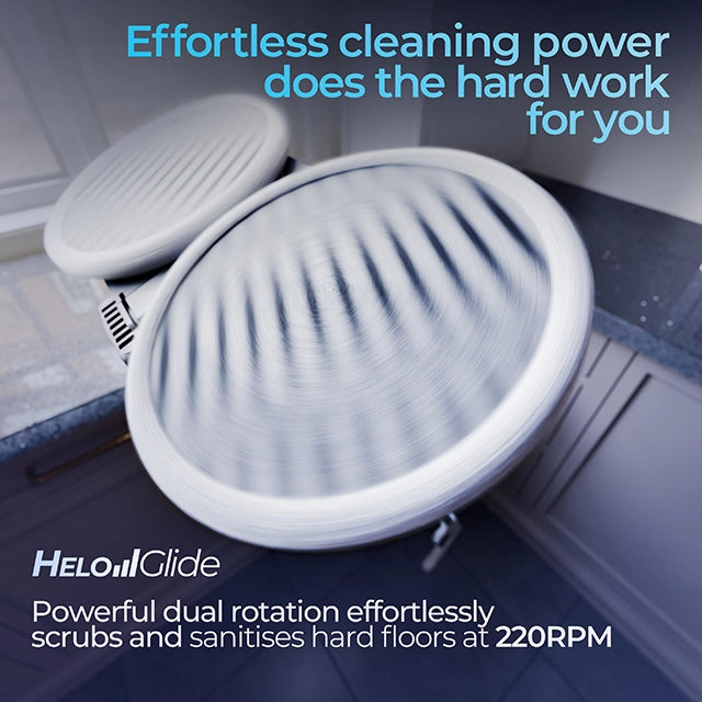 Avalla T-30 Automatic Steam & Scrub Mop with Dual Rotating Mop Pads - for Hard Floors