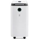 The front of the Avalla X-125 small portable dehumidifier with a 2.5 litre tank.