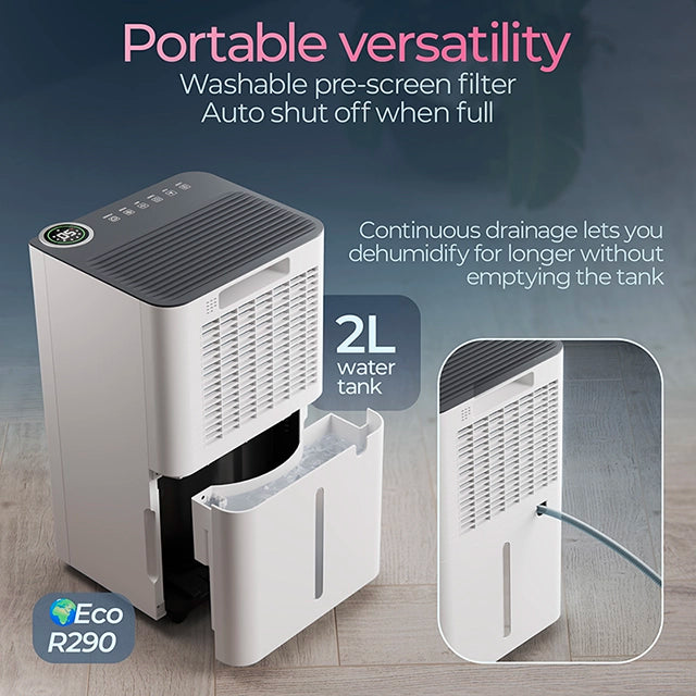 Avalla X-300 10l Energy Efficient Dehumidifier With Clothes Drying Mode