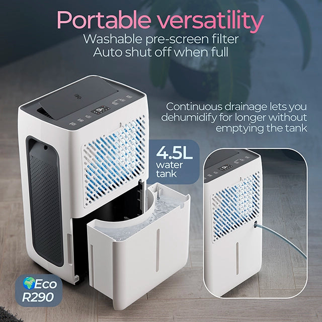 Avalla X-500 16L whole home dehumidifier - low energy & ultra quiet sleep mode