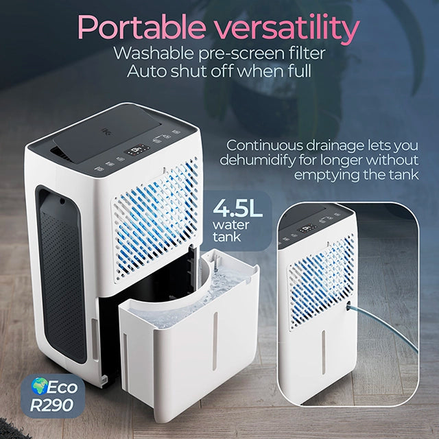 Avalla X-550 deshumidificador 20L + purificador – para toda la casa