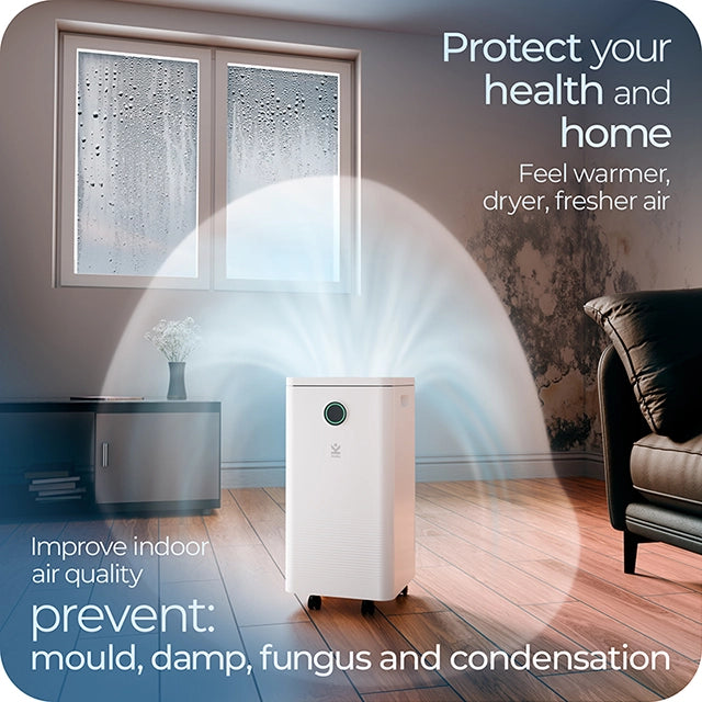 Refurbished Avalla X-95 smart small low energy dehumidifier - 10l