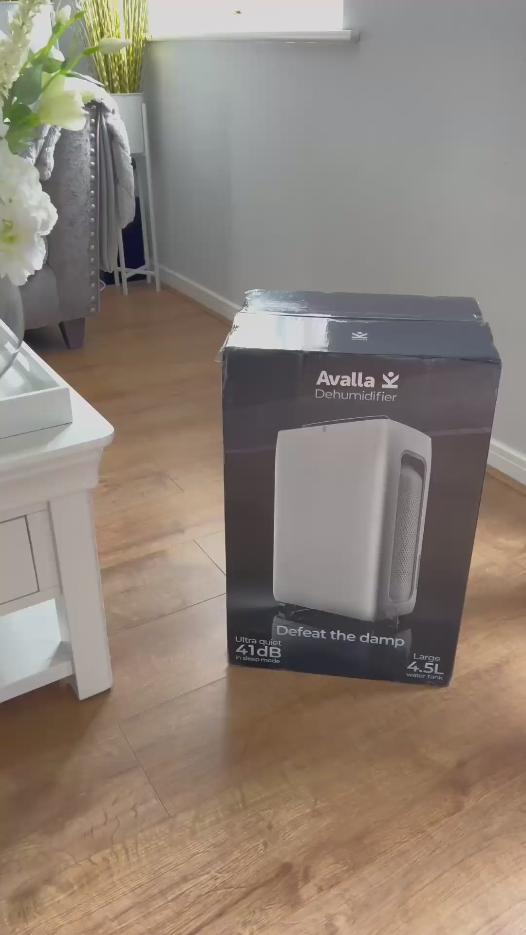 Avalla X-550 20L Low Energy Dehumidifier & Air Purifier Combo